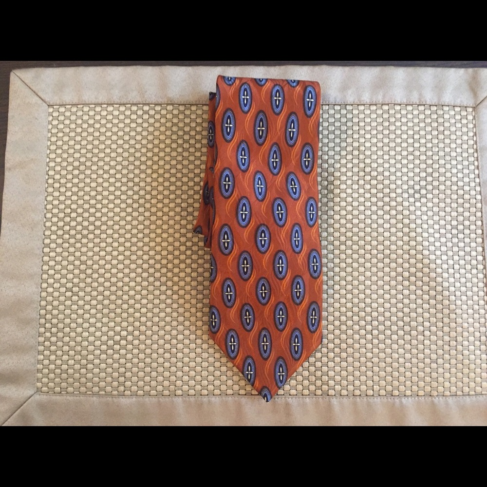 Orange JZ Richards for Nordstrom tie - Picture 2 of 3